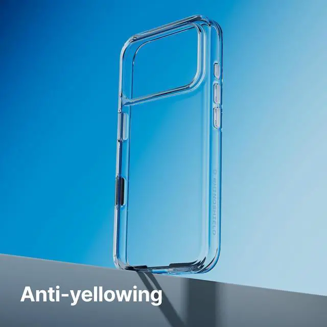 Alt view image 3 of 7 - Phone Case Compatible with iPhone 17 | Clear Case - Anti-Yellowing High Transparency Shockproof with Military Grade Drop Protection - Transparent