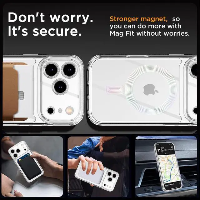 Alt view image 2 of 7 - for iPhone 17 Pro Max Case Clear Built for MagSafe 3 in 1 Heavy Duty Drop Protection Rugged Shockproof/Drop/Dust Proof 3-Layer Protective Durable Magnetic Cover for iPhone 17 Pro Max 6.9_1