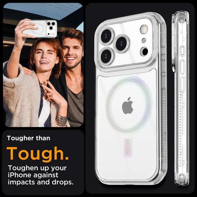 Alt view image 4 of 7 - for iPhone 17 Pro Max Case Clear Built for MagSafe 3 in 1 Heavy Duty Drop Protection Rugged Shockproof/Drop/Dust Proof 3-Layer Protective Durable Magnetic Cover for iPhone 17 Pro Max 6.9_1