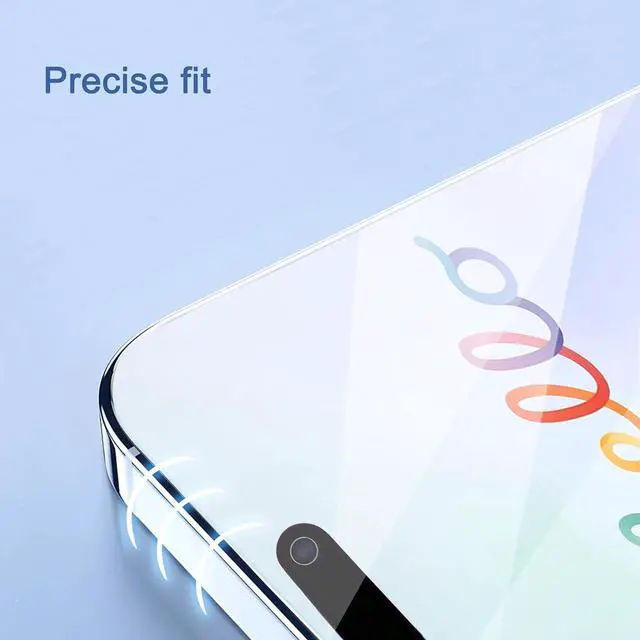 Alt view image 4 of 6 - 3 Pack Privacy Screen Protector for iPhone 17 [6.3 inch] with installation frame Anti Spy Private Tempered Glass Anti-Scratch Case Friendly [Not for iPhone 17 Pro/17 Pro Max/iPhone Air]