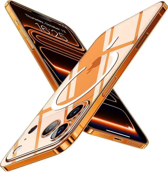 Main image of Magnetic Slim Designed for iPhone 17 Pro Max Case[Compatible with MagSafe] Thin Finish Skin Hard Back Case [Non Yellowing] Ultra Protective Fit Cover with Camera Protection 6.9 Inch (Clear)