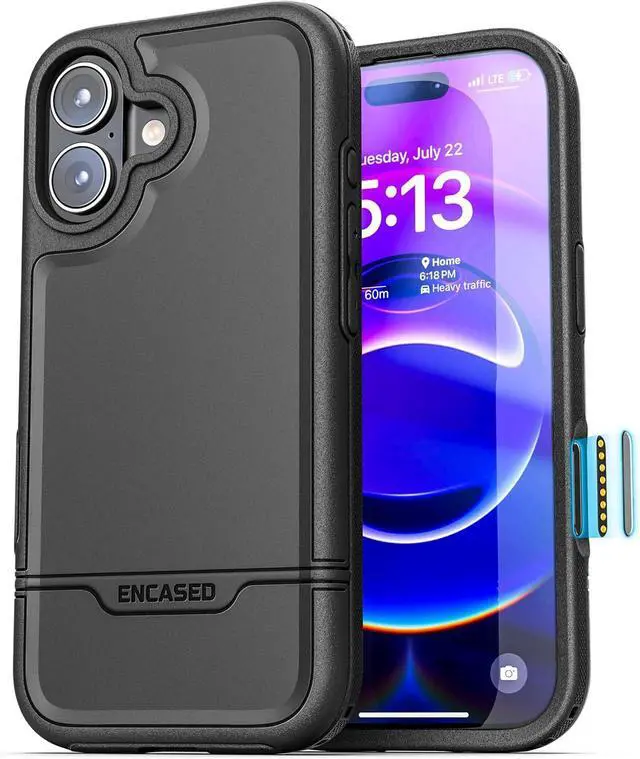 Main image of for iPhone 17 Case with Camera Control Capture Button (Rebel Armor) Heavy-Duty Protective Phone Case (Compatible with MagSafe) Black