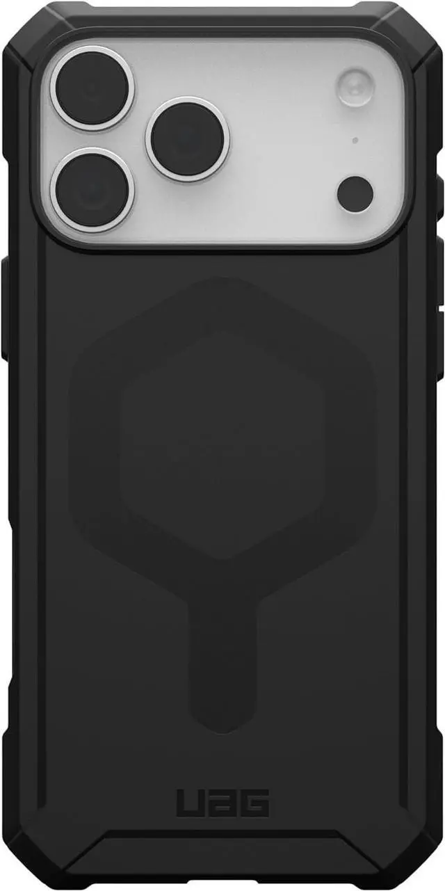 Alt view image 7 of 7 - UAG Designed for iPhone 17 Pro Max Case Essential Armor - Compatible with MagSafe Military Grade Protective Cover Black
