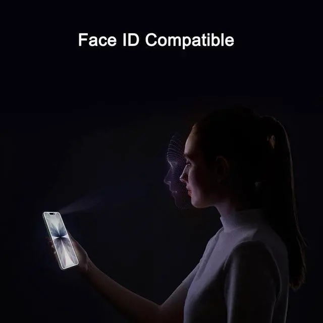 Alt view image 6 of 6 - 3 Pack Privacy Screen Protector for iPhone 17 [6.3 inch] with installation frame Anti Spy Private Tempered Glass Anti-Scratch Case Friendly [Not for iPhone 17 Pro/17 Pro Max/iPhone Air]