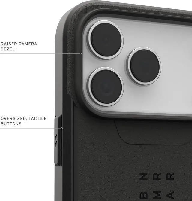 Alt view image 5 of 7 - UAG Designed for iPhone 17 Pro Max Case Civilian - Compatible with MagSafe Military Grade Protective Cover Black