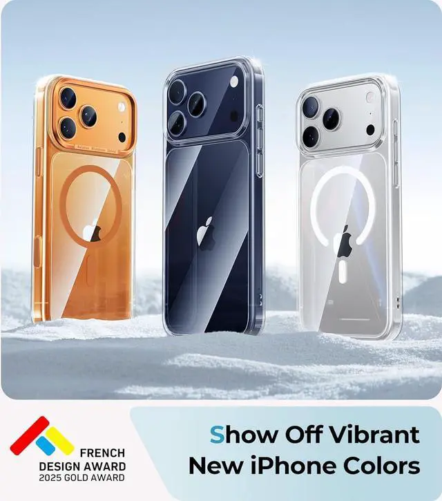 Alt view image 7 of 7 - for iPhone 17 Case - Crystal Clear 17 Phone Case Rugged Military Grade Protection Shockproof Bumper Cover Anti-Yellow Case for  iPhone 17 Accessories Transparent