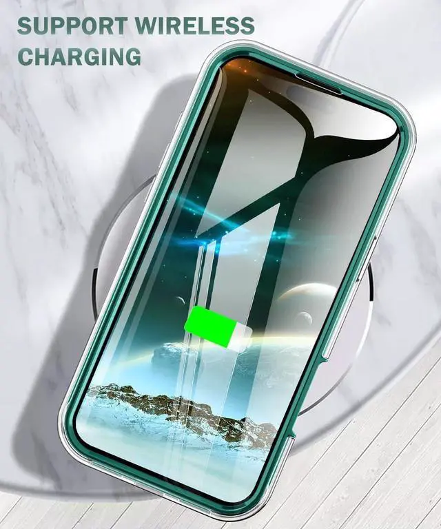 Alt view image 3 of 7 - Cute Flower Case for iPhone 17 6.3 inch Built with Screen tector Lightweight and Stylish Full Body Shockof tective Rugged TPU Case for Women/Girls-Black Flower