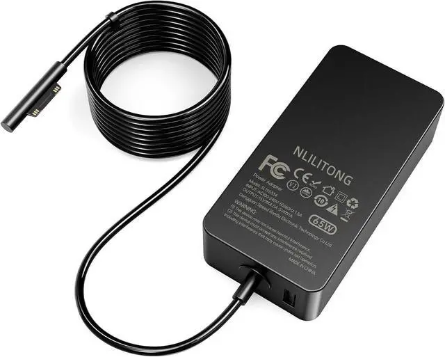 Main image of 65W Laptop Charger Replacement for Microsoft Surface Pro 3 Pro 4 Pro 5 Pro 6 Pro 7 Pro X Surface Laptop 4, 3, 2, 1, Surface Book Windows 44W 36W 24W Power Adapter Cord