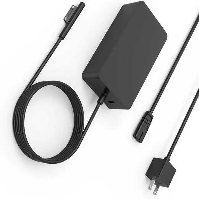 Main image of 65W Charger for Microsoft Surface Pro 11, 10, 9, 8, 7+, Surface Laptop 6-4, Surface Go Tablet,Surface Book 3,2,1 Windows Surface 7, 6, 5, 4, 3, 2, 1,1769, 1736, 1800 Power Supply Adapter Cord