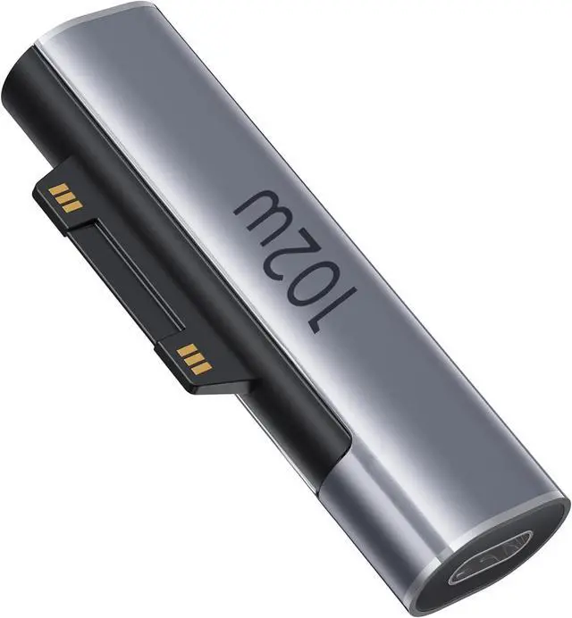 Main image of Surface Connector to USB C Charging Adapter 1 Pack 15V 102W Type C to Surface Magnetic Adapter Require 45W/65W/100W/102W C Charger for  Laptop Surface Go Pro Accessories