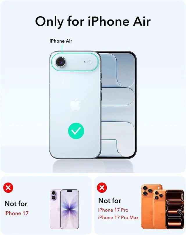 Alt view image 2 of 7 - for iPhone Air Case 7X Military-Grade Drop Protection Shock-Absorbing Rugged iPhone 17 Air Cover with Camera Control Button MagSafe Accessories Compatible Cyber Series Navy Blue