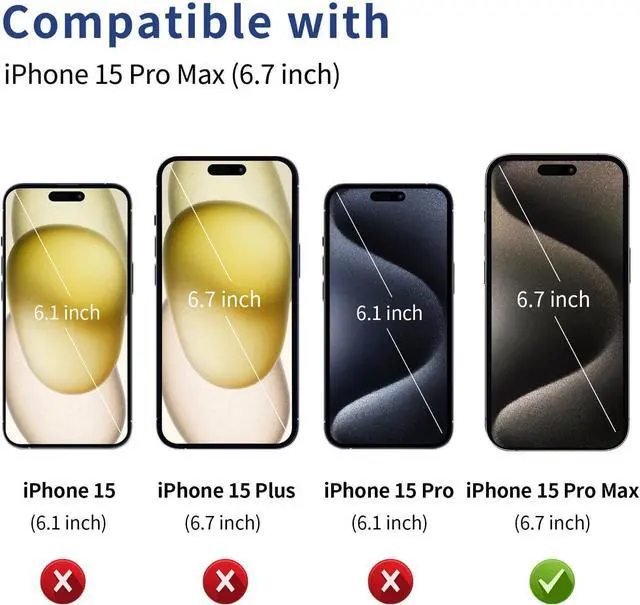 Alt view image 2 of 7 - for iPhone 15 Pro Max Case Wallet Clear Protective Phone Case with Credit Card Holder Heavy Duty Protection Shockproof Anti-Scratch Anti-Yellow Cover for iPhone 15 Pro Max 6.7 inch Transparent