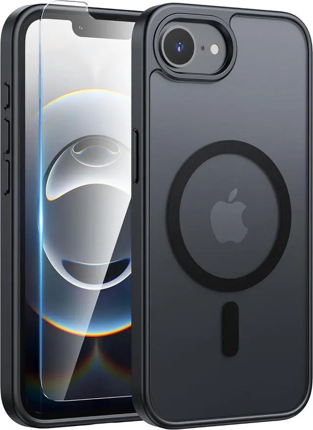 Main image of for iPhone 16e Phone Case: iPhone 16E 2025 Magnetic Matte Military Grade Drop Protection Phone Cover | Slim Anti-Slip Durable Shockproof Cases