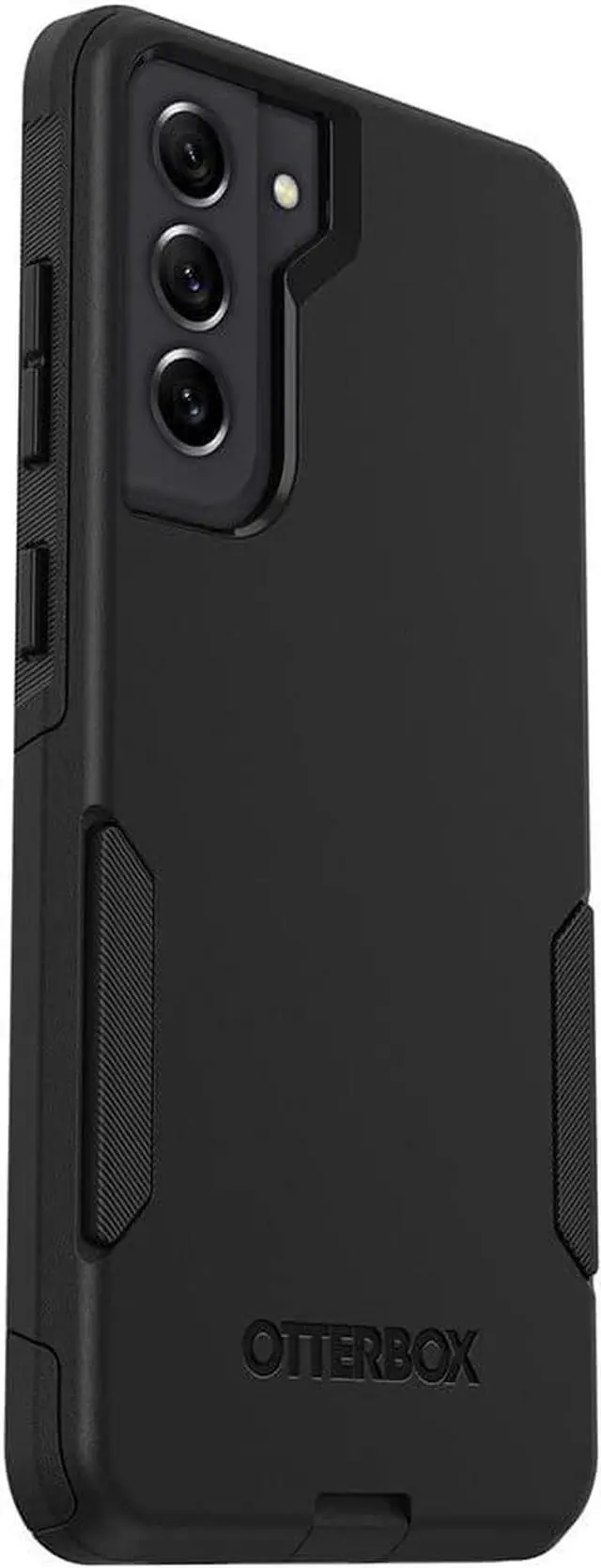 Alt view image 5 of 6 - Galaxy S21 FE 5G (Only) Commuter Series Case - Black Slim & Tough Pocket-Friendly with Port Protection