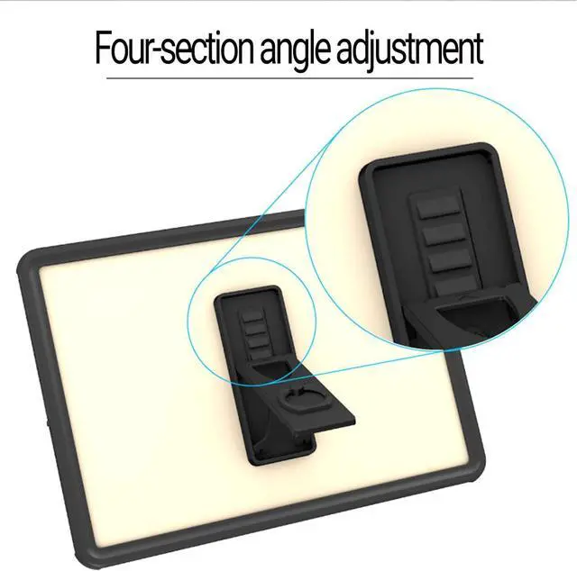 Alt view image 7 of 7 - Universal Tablet Stand - Adjustable Universal Tablet Hand Strap Holder 360 Degrees Handle Grip with Adhesive Patch for Tablets 7-11 (iPad Galaxy Tab Dragon Touch & More) Black-2PC