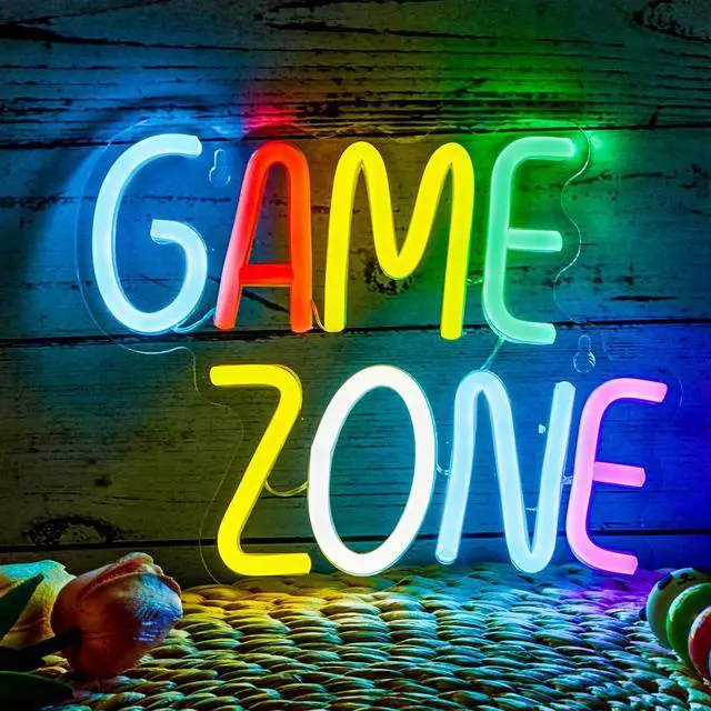 Main image of AYDCNQ 1PC Backboard Led Neon Light Game Zone Mother's Day Gift Powered By USB 5V