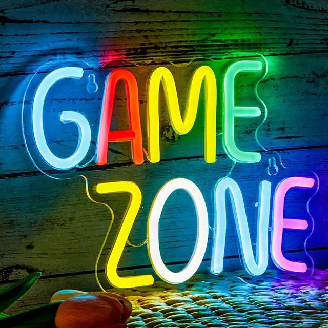 Alt view image 3 of 6 - AYDCNQ 1PC Backboard Led Neon Light Game Zone Mother's Day Gift Powered By USB 5V