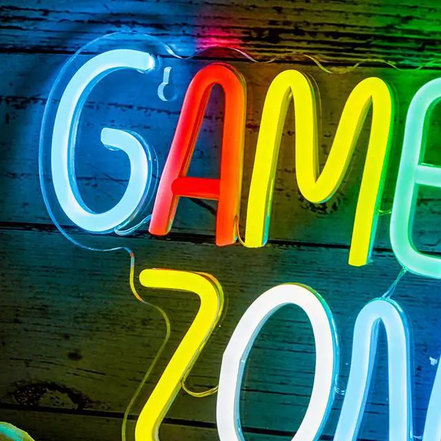 Alt view image 5 of 6 - AYDCNQ 1PC Backboard Led Neon Light Game Zone Mother's Day Gift Powered By USB 5V