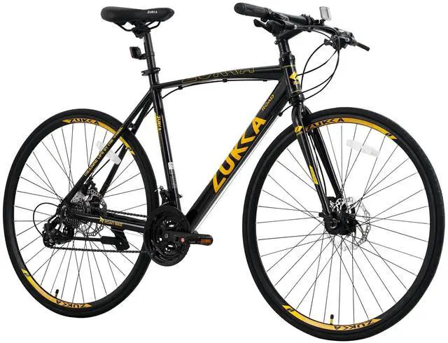 Main image of ZUKKA 24 Speed Hybrid bike Disc Brake 700C Road Bike For men women's City Bicycle