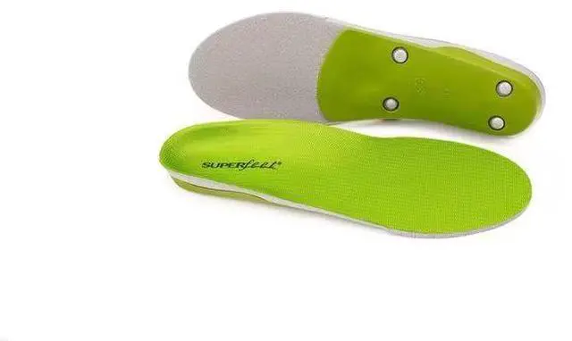 Alt view image 3 of 7 - Superfeet All-Purpose Support High Arch Insoles (Green) - Trim-To-Fit Orthotic Shoe Inserts - Professional Grade - Men 7.5-9 / Women 8.5-10