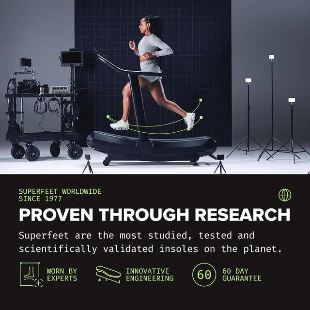 Alt view image 5 of 7 - Superfeet All-Purpose Support Medium Arch Insoles (Blue) - Trim-To-Fit Orthotic Shoe Inserts - Professional Grade - 12.5+ US Womens/11.5-13 US Mens