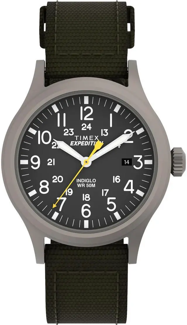 Alt view image 2 of 5 - Timex Mens T49961 "Expedition Scout" Watch with Nylon Band