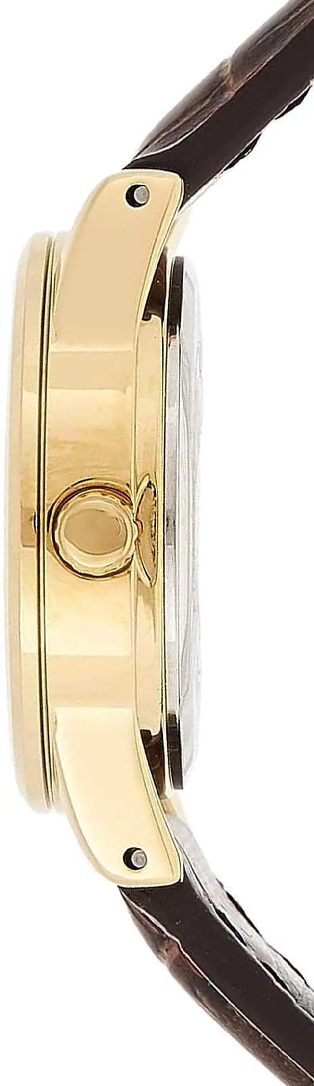 Alt view image 2 of 3 - Casio LTP-V002GL-9B Women's Analog Watch  Gold-Tone Case, Brown Leather Band, Easy-Reader Dial