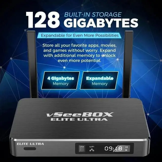 Alt view image 2 of 5 - VseeBox Elite Ultra Storage Official authorization-Having 20 advanced content apps and the strongest streaming media player