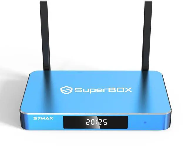 Alt view image 3 of 7 - SuperBox S7 Max Premium Edition with Built-in Voice Control System | 2025 Model | Android 12 | 4GB RAM | 64GB Storage,Includes 5 free gifts