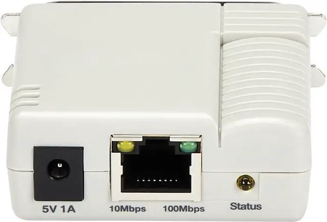 Alt view image 2 of 5 - com Ethernet to Parallel Network Print Server, 10/100Mbps LAN, WebUI, Centronics Ethernet Printer Server Adapter, TAA