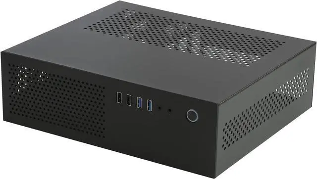 Alt view image 5 of 5 - Micro ATX Case PC Case: MATX Case DTX Mini PC ITX Desktop Computer Case Support Micro ATX MATX DTX ITX Mini PC