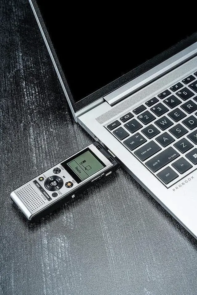 Alt view image 2 of 4 - WS-882 Digital Voice Recorder, with Linear PCM/MP3 Recording Formats, USB Direct, 4gb Playback Speed and Volume Adjust, File Index, Erase Selected Files