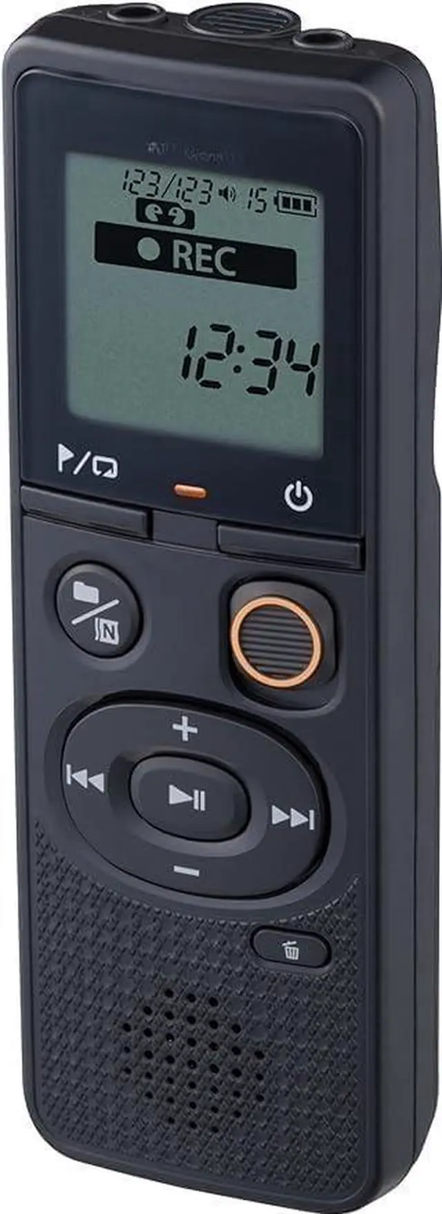 Alt view image 4 of 4 - FOR-VN-541PC Digital Voice Recorder with one-Touch Recording, Noise-Cancellation Function, 4GB Memory, Four Scenes Recording, Includes a Micro-USB Cable.