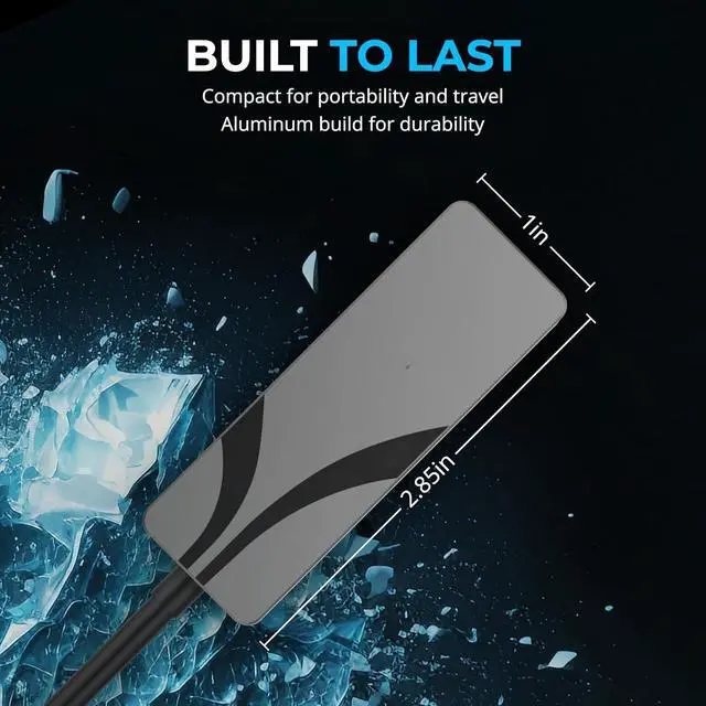 Alt view image 4 of 4 - USB 3.0 to 2.5 Gigabit Ethernet Adapter  USB-A to 2.5GbE Network Adapter, Aluminum Housing, Plug-and-Play, Backward Compatible with 10/100/1000/2500 Mbps, Bus Powered (NT-UA25)