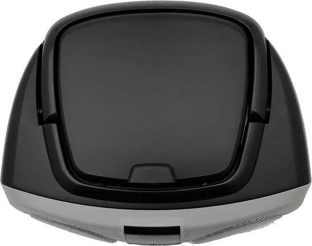 Alt view image 2 of 2 - SRCD243 Portable CD Player with AM/FM Radio, Boombox (Silver)