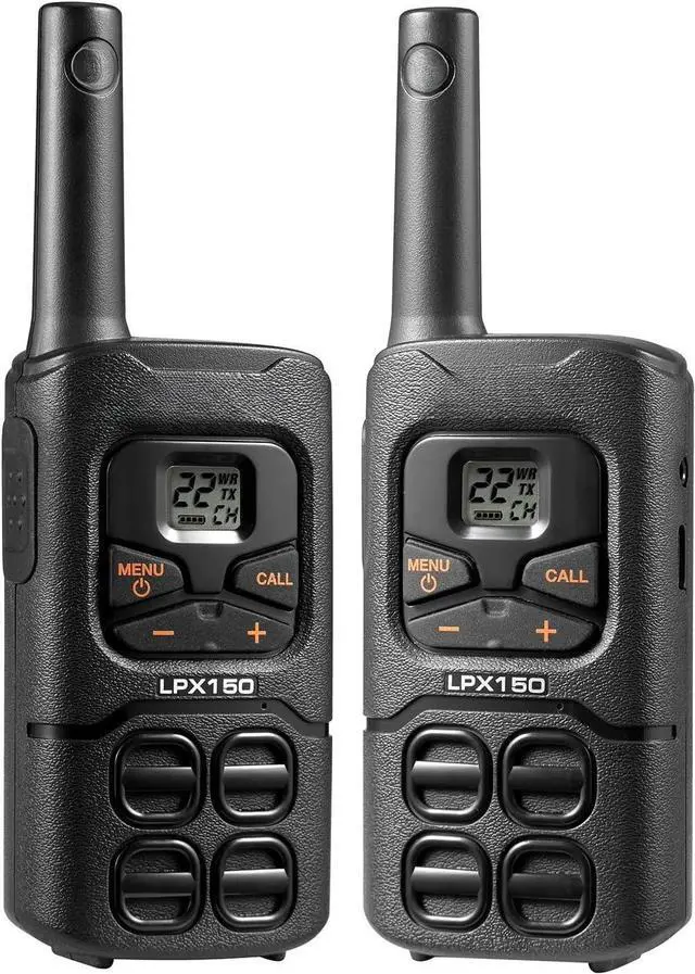Main image of for LPX150 Walkie Talkie Radio - Reliable Quality, Rugged Design, 0.5W Power for 20 Miles of Range, Two Way Radios Equipped for Wherever Life Takes You (2 Pack)