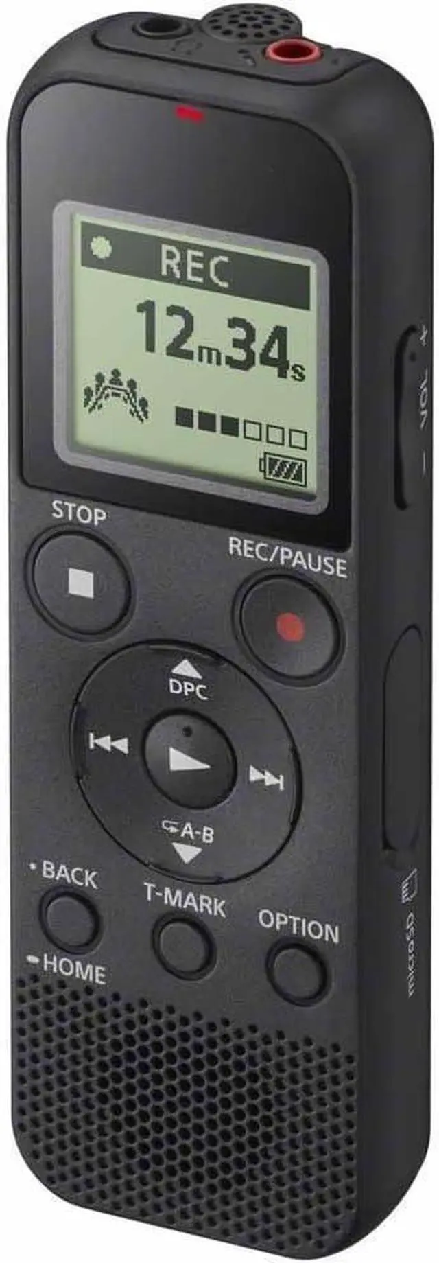 Main image of FOR-ICD-PX370 Mono Digital Voice Recorder with Built-In USB Voice Recorder,black