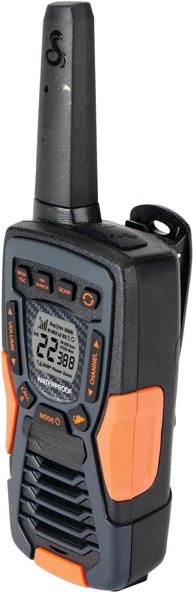 Alt view image 2 of 4 - ACXT1037R FLT Floating Walkie Talkie - Waterproof, Rechargeable, Long Range up to 37-Mile Two Way Radio with NOAA Weather Alert & VOX, (1 Pack)