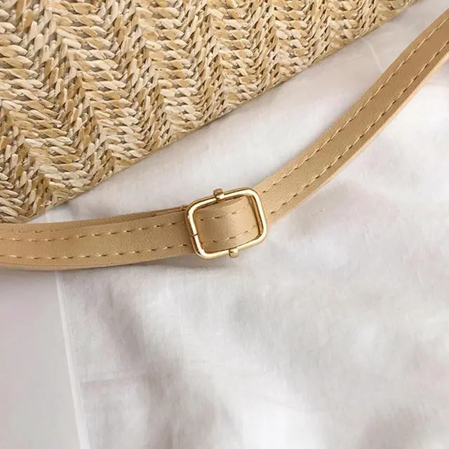 Alt view image 3 of 7 - HeroNeo Women Fashion Handbag Shoulder Bag Ladies Summer Straw Woven Crossbody Tote