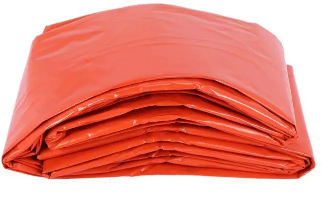 Alt view image 4 of 7 - 4-Pack Emergency Sleeping Bag Thermal Waterproof Survival Blanket for Outdoor Camping Hiking
