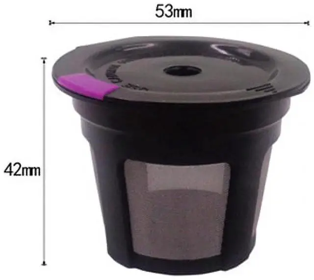 Alt view image 2 of 5 - Reusable K Cups for Keurig, Universal Refillable Coffee Filters for Single Serve Coffee Maker, 3-Pack of Reusable Pods, Black