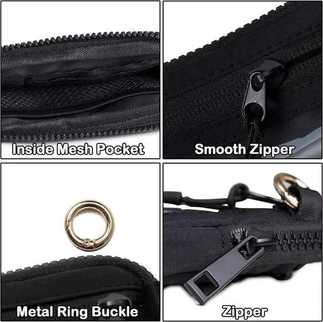 Alt view image 2 of 7 - Tingzi The Iris' Wallet 2nd Gen, Iris Pouch Wristlet, Wristlet Wallets for Women, Zippered Card Case With Id Window/Hand strap