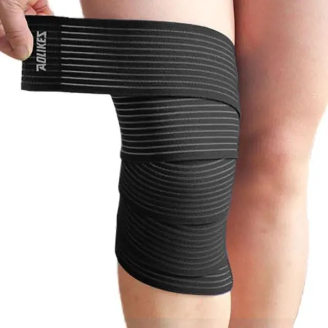 Main image of Elastic Knee Pad Support Wrap Compression Bandage Sports Brace Belt