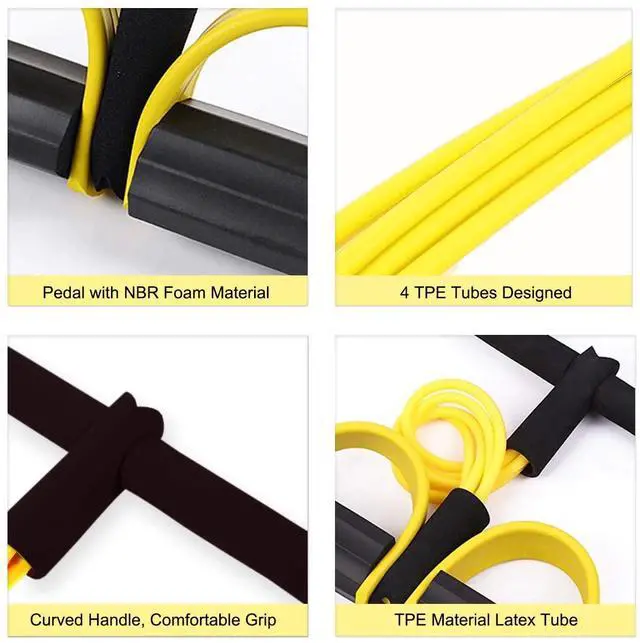 Alt view image 3 of 7 - TuseyRxln Resistance training, leg trainer, yoga fitness, sit-up gym equipment