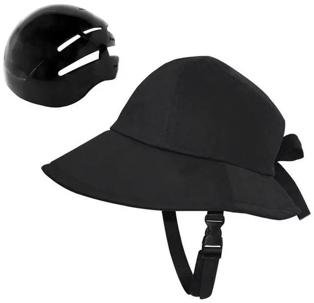 Main image of Woman Bicycles Helmets Hat Shaped Bike Helmets Sun Hat Bike Helmets Cycling Helmets Fishing Hat