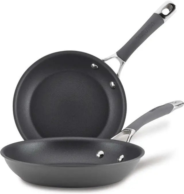 Main image of Circulon 83905 Radiance [hard anodized] Nonstick Frying pan set / Skillet Set - 8.5 Inch and 10 Inch, Gray
