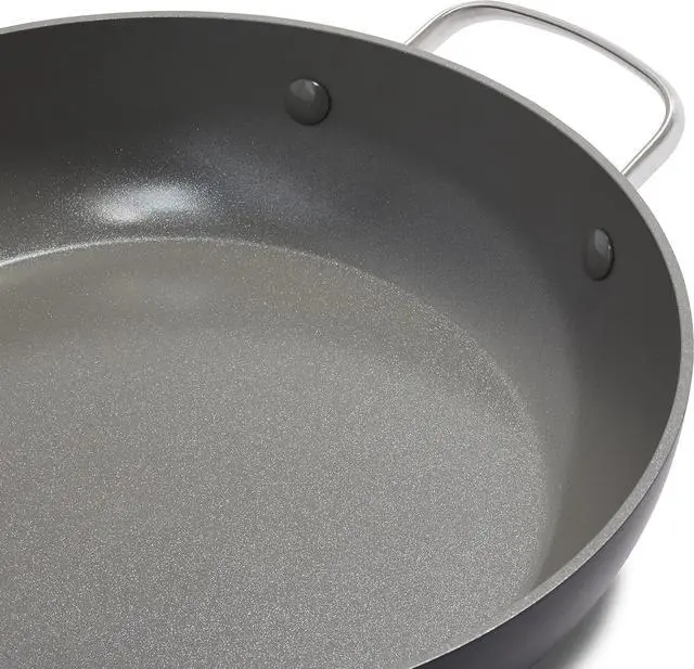 Alt view image 2 of 5 - GreenPan Chatham Hard Anodized Healthy Ceramic Nonstick 10 Piece Cookware Pots and Pans Set, Frying Pan Skillets, Saucepans, Saute Pan, Stockpot, Lids, PFAS-Free, Dishwasher & Oven Safe, Gray