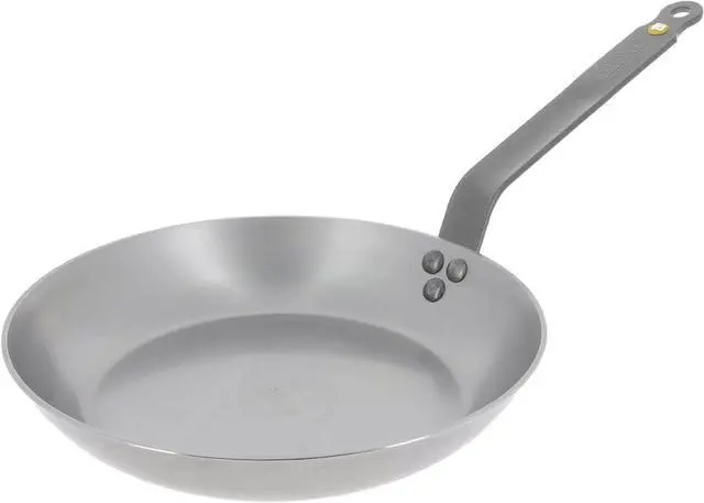 Main image of De Buyer MINERAL B Carbon Steel Fry Pan - 10.25 Diameter, 7.3 Cooking Surface - Ideal for Searing, Sauteing & Reheating - PFAS, PFOA & PFOS Free - Made in France