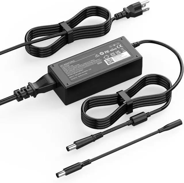 Main image of LJO-EEIH Laptop Charger Compatible with HP Pavilion G6 G7 DV7 DV6 DV5 DV4 G72 G71 G60 G61 G62 DM4, EliteBook 8440P 8460P 8460W, Probook 4320S 4420S 4430S Notebook 65W 18.5V 3.5A Power Supply