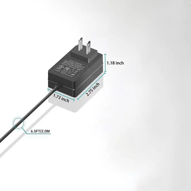 Alt view image 7 of 7 - 12V for Gateway Laptop Charger Compatible with Gateway GWTC116-2BL GWTN156-11BK SAW30A-120-2000U GWTC116-2BK GWNC21524-BL GWTC116 GWTN156 GWTN116 Ect with 6.5Ft Laptop Power Cord